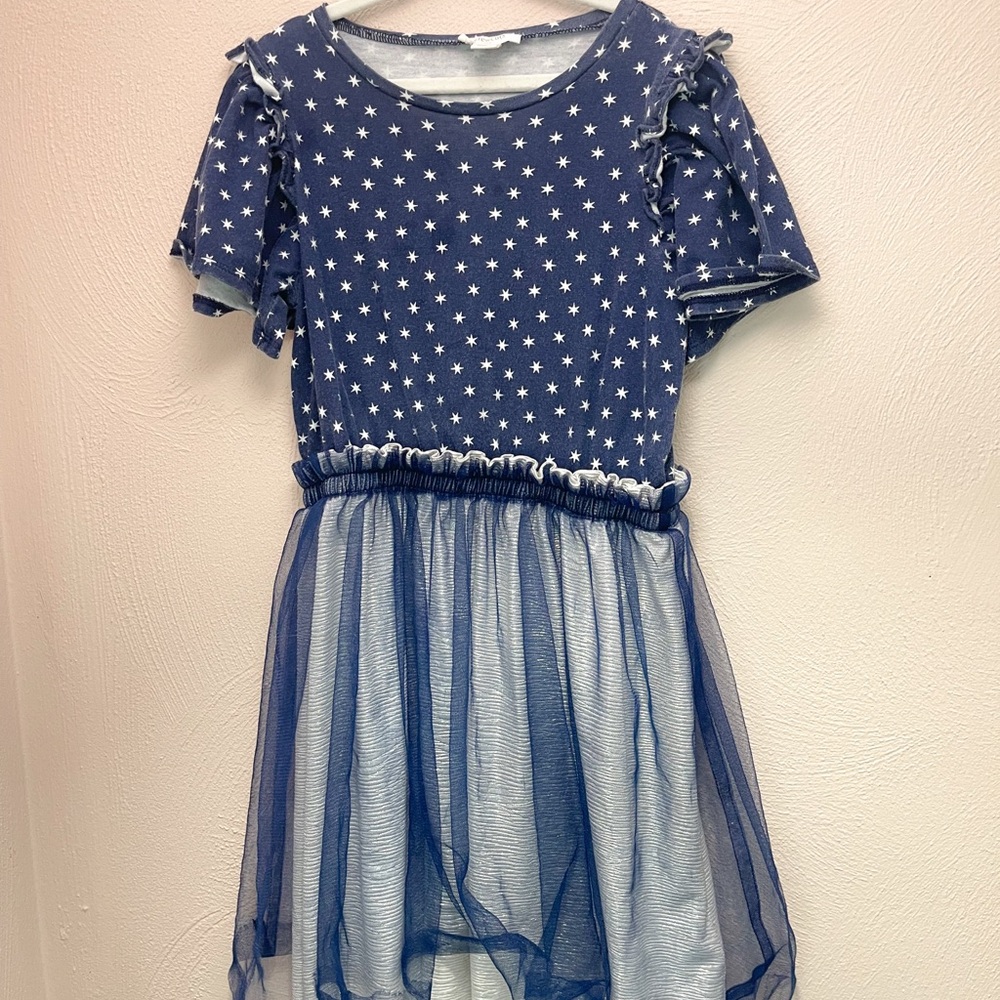 Crewcuts Starry Blue Kids Dress